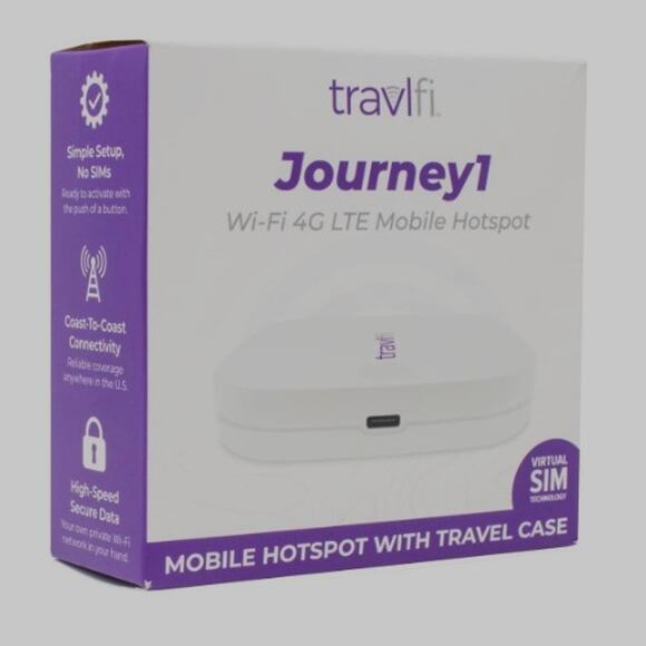 TravlFi Journey1 Wi-Fi 4G LTE Mobile Hotspot RV Internet with Multiple Networks - Picture 11 of 12